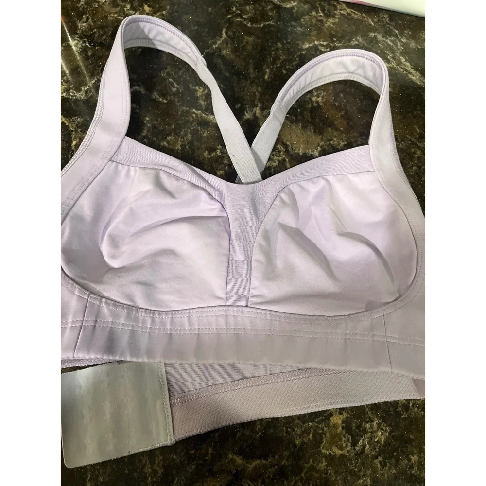 Lululemon‎ Run Times Bra Light Purple High Impact Sports Bra Lavender 36C